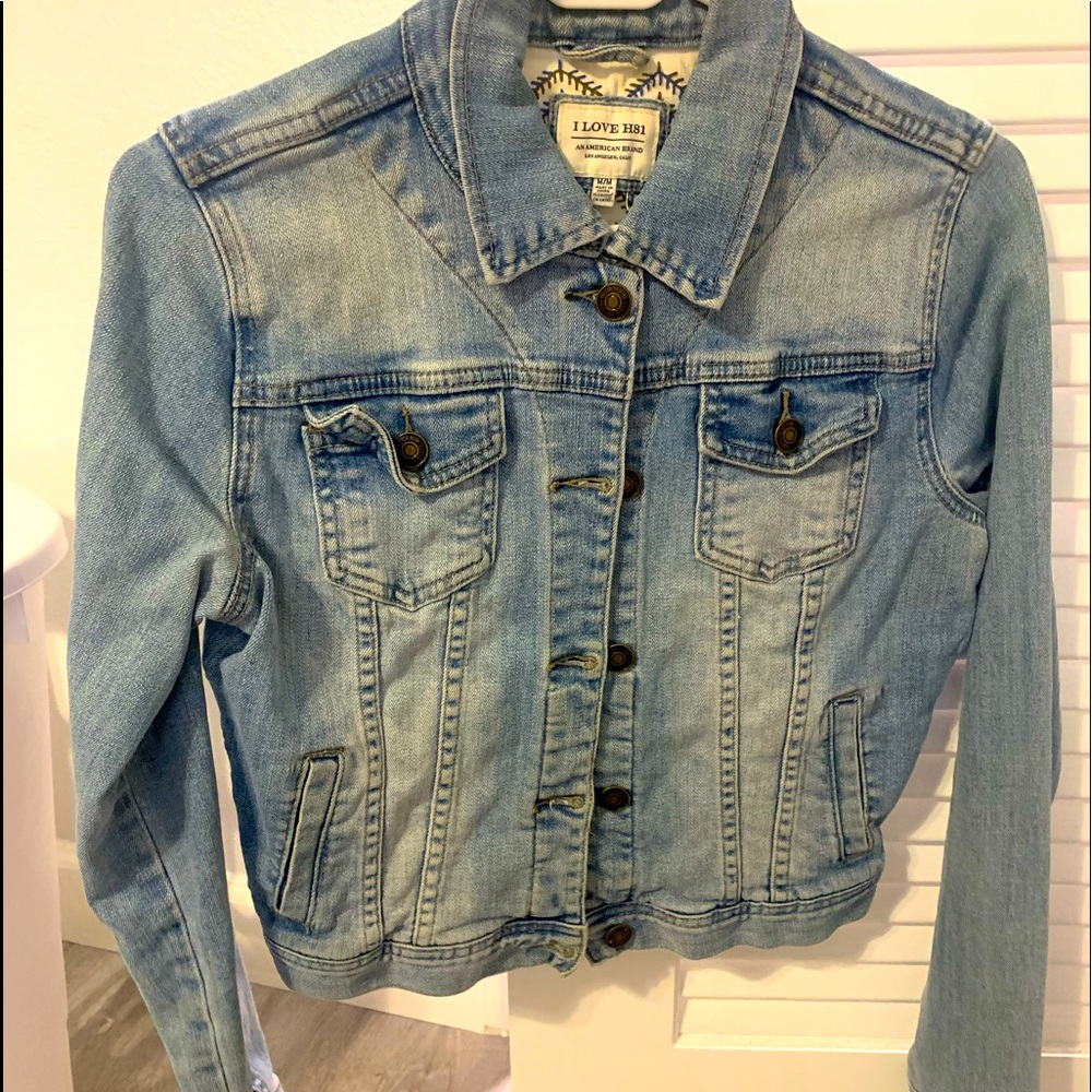 I love H81 jean jacket size medium